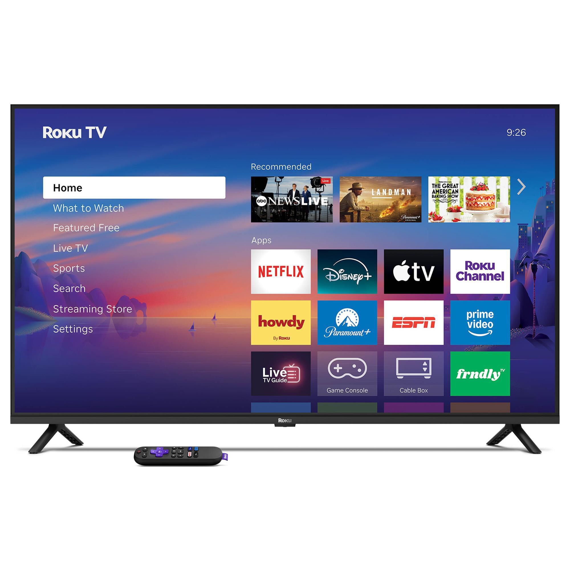 43V型 LED液晶テレビ LC-43S6X(BLACK) Roku 43