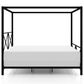 Furniture of America Rosadale Full X-Cross Canopy Bed in Black, , large