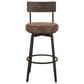 Fallridge Castana 30" Barstool in Brown Faux Leather, , large