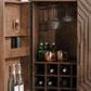 Classic Home Holmes Bar Cabinet in Artisan Brown, , large