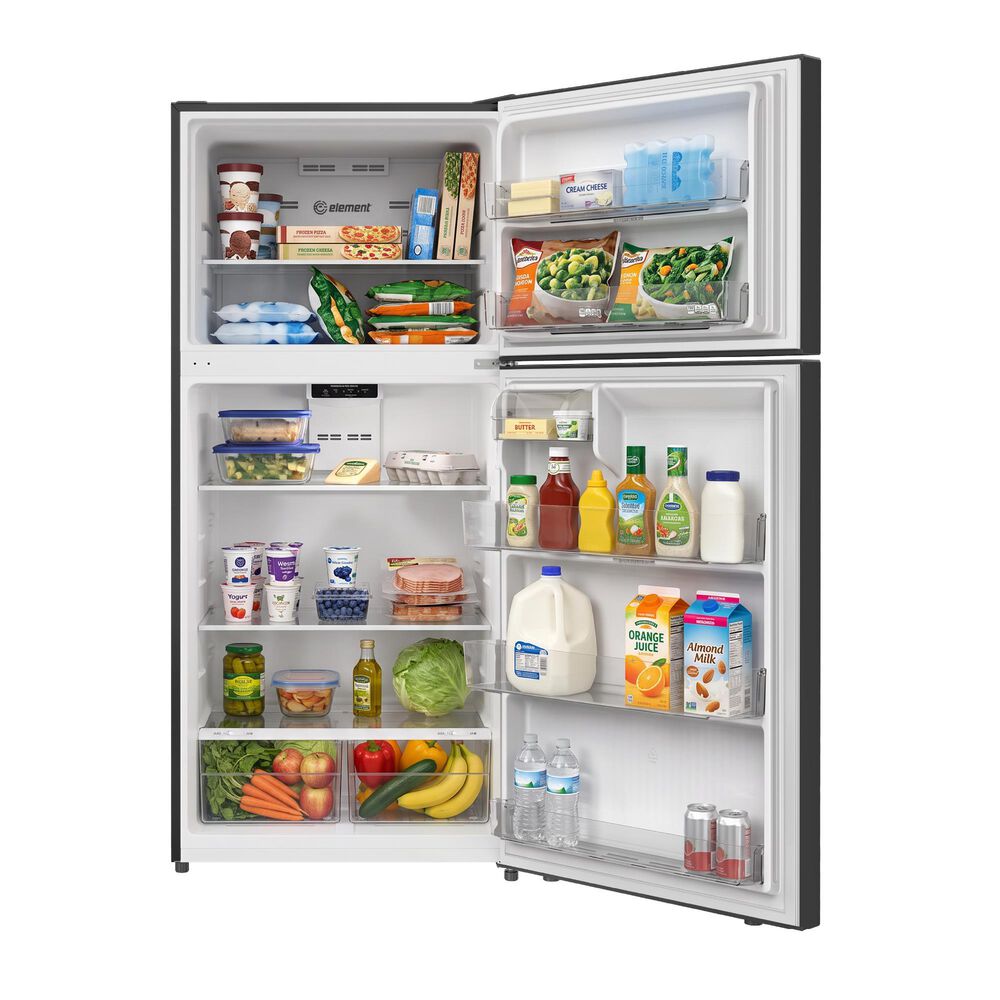 Element 18.2 Cu. Ft. Top Freezer Refrigerator in Black, , large