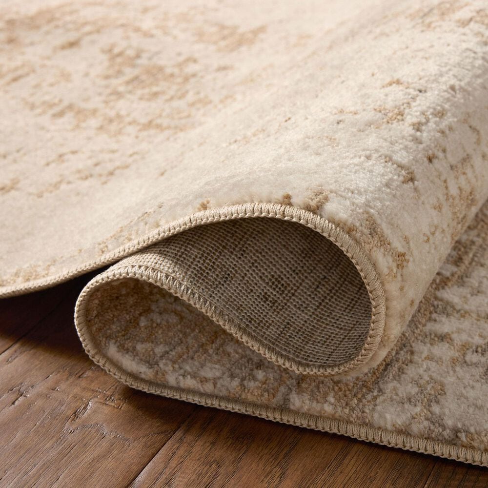 Loloi Nellie Stone and Taupe 5&#39;1&quot; x 7&#39;6&quot; Area Rug, , large