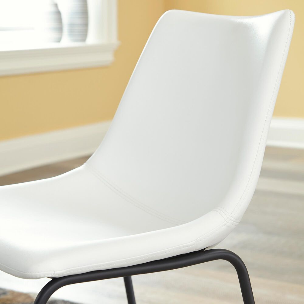 Signature Design by Ashley Centiar Side Chair in White, , large