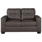 Ashley Barlin Mills Stationary Sofa and Loveseat Set in Umber, , large