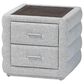 Baxton Studio Cadmus 2-Drawer Nightstand in Light Grey, , large