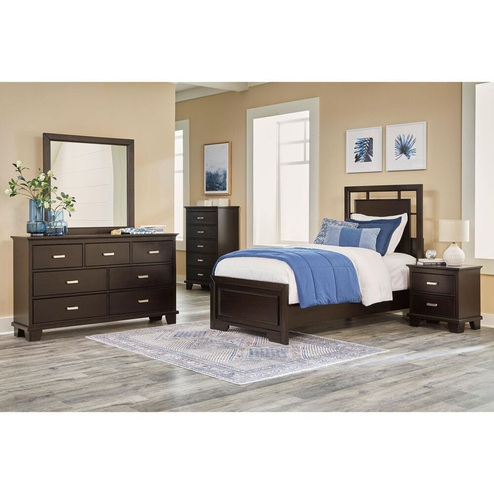 Ashley Covetown Bedroom Mirror in Dark Brown, , large