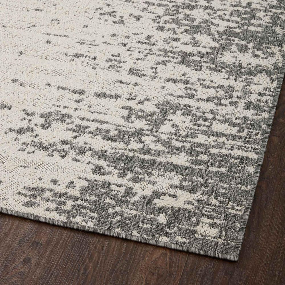 Loloi II Rainier 2&#39;2&quot; x 3&#39;9&quot; Ivory and Grey Indoor/Outdoor Area Performance Rug, , large