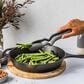 Dreamfarm Clongs Lite Non Scratch Stainless Steel Tongs in Gray, , large