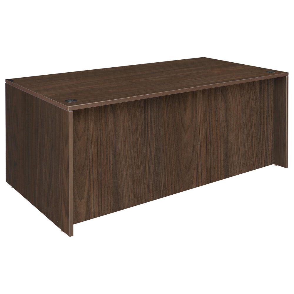 Regency Global Sourcing Legacy 71" Office Desk with Double Full Pedestal in Neo Walnut, , large