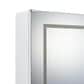 Mayberry Hill Vancouver Floor Mirror with Storage in White, , large