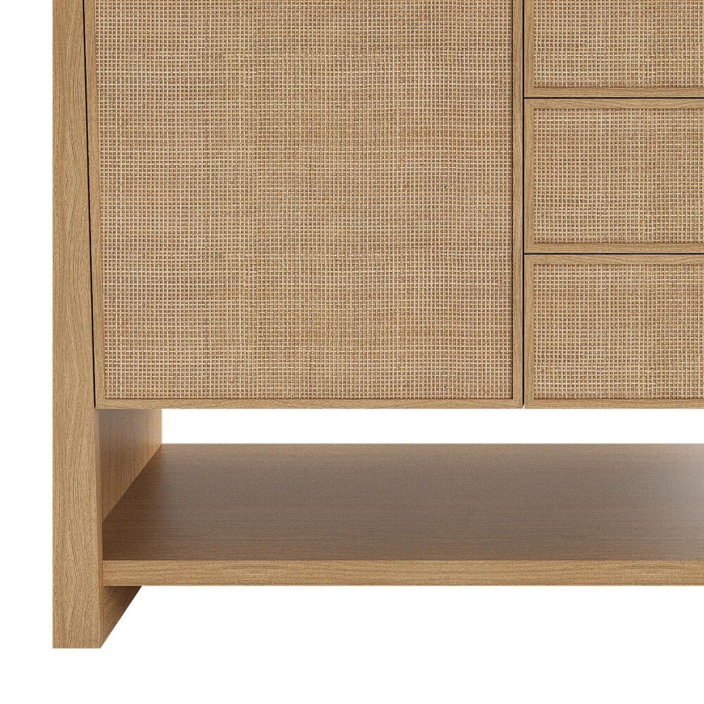 James Martin Vanities Solene 72&quot; Double Bathroom Vanity in Seaside Oak with 3 cm Lime Delight Quartz Top and Rectangular Sinks, , large