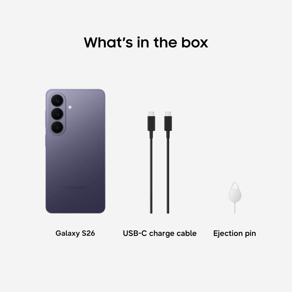 Samsung Galaxy S26 256GB (Unlocked) - Cobalt Violet (Available Now), , large