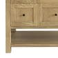 James Martin Vanities Breckenridge 48" Single Bathroom Vanity in Light Natural Oak with 3 cm Carrara White Marble Top and Rectangular Sink, , large