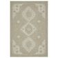 Oriental Weavers Tortuga TR08A 1"10" x 7"6" Beige and Black Runner, , large
