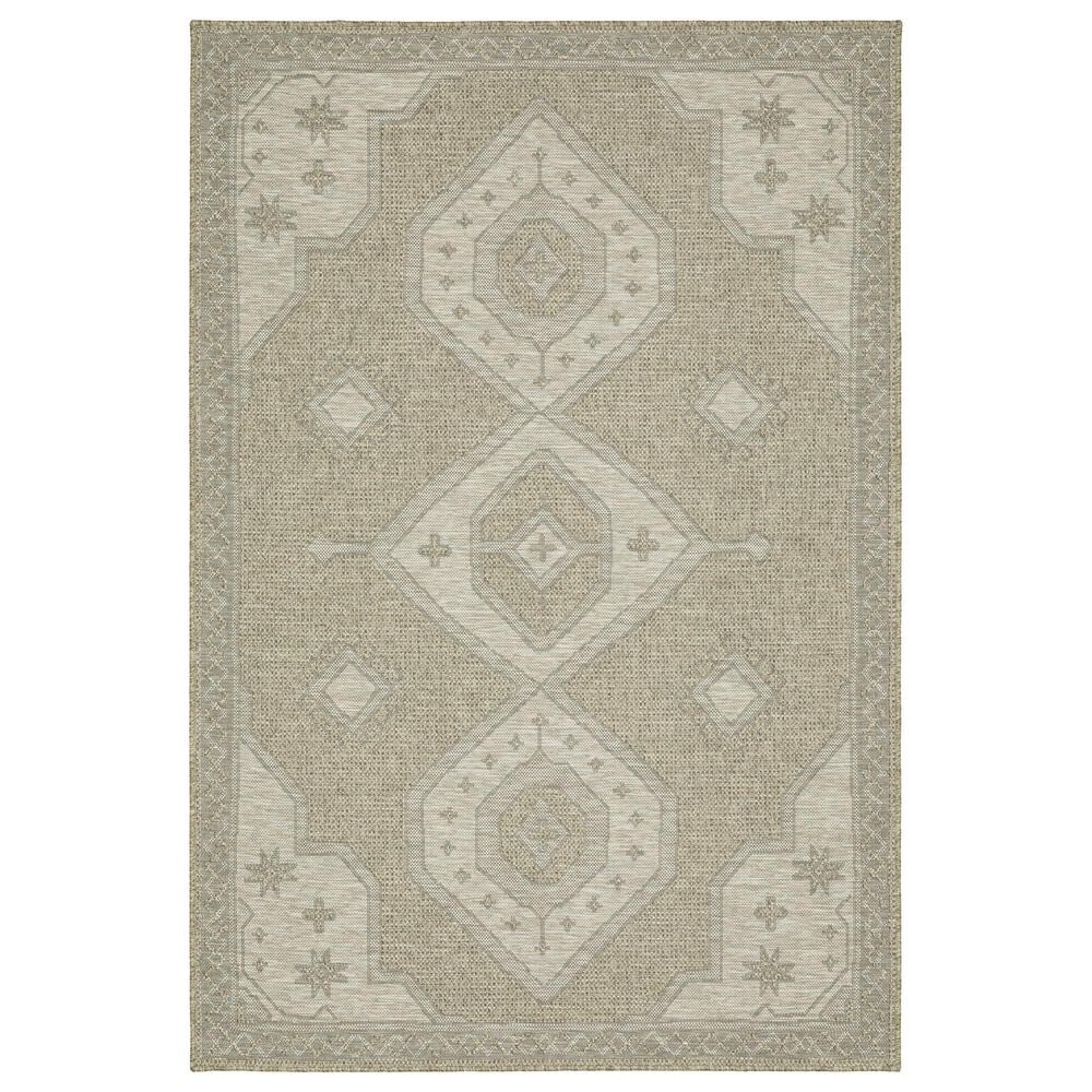 Oriental Weavers Tortuga TR08A 1"10" x 7"6" Beige and Black Runner, , large