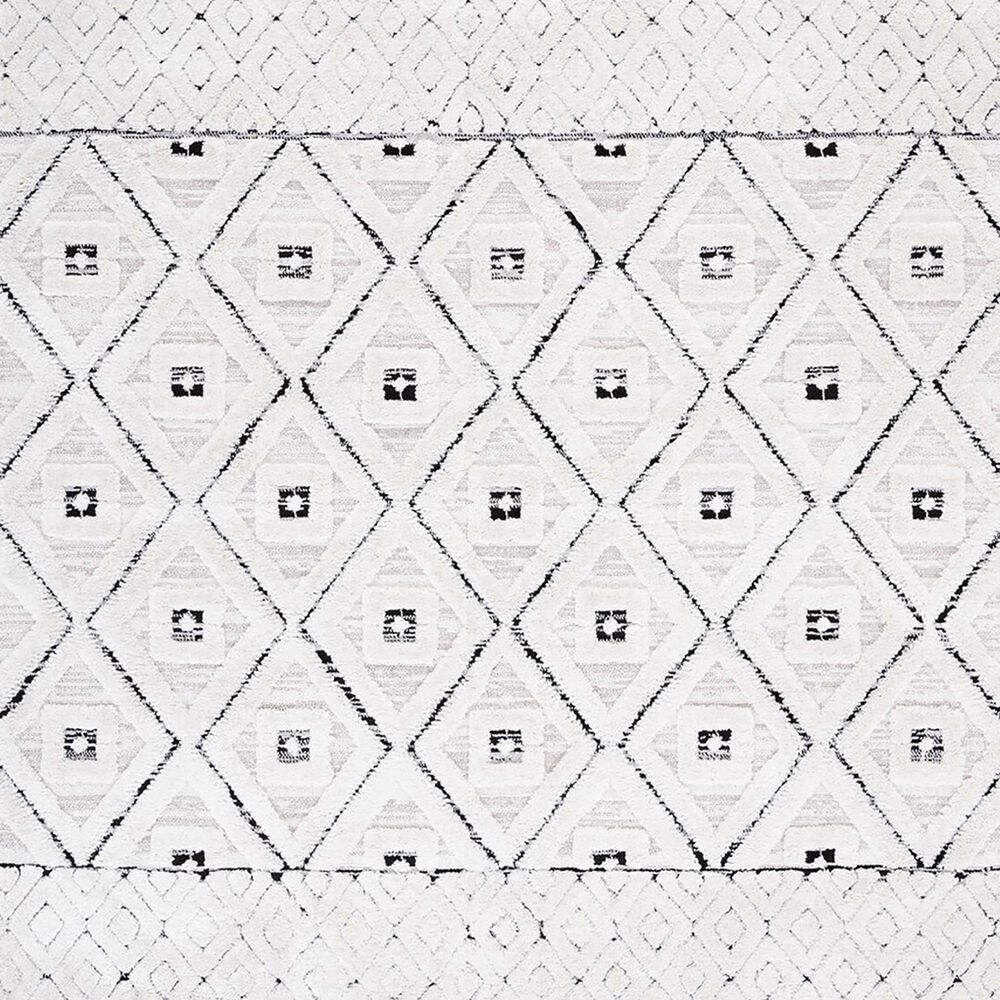 Safavieh Marrakesh MRK546 2&#39;2&quot; x 6&#39; Ivory and Grey Runner, , large