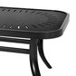 Winston Icon Patio Rectangular Coffee Table in Textured Pewter, , large
