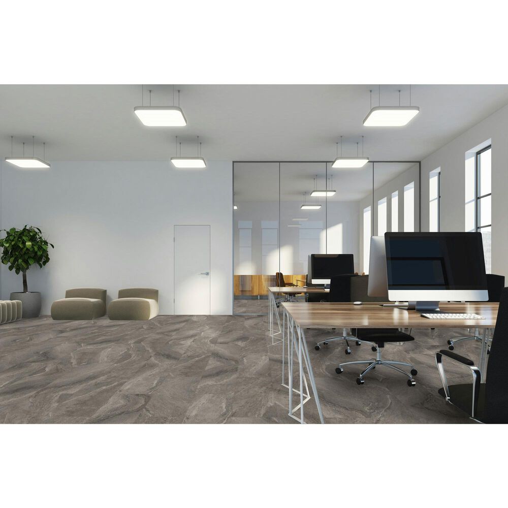 Fuzion SmartDrop Silver Travertine 12" x 24" Luxury Vinyl Tile, , large
