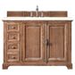 James Martin Vanities Providence 48" Single Bathroom Vanity in Driftwood with 3 cm Eternal Marfil Quartz Top and Rectangular Sink, , large