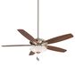 Minka-Aire Mojo 52" Ceiling Fan with LED Light in Brushed Nickel, , large