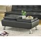 Pacific Landing Storage Ottoman in Black, , large