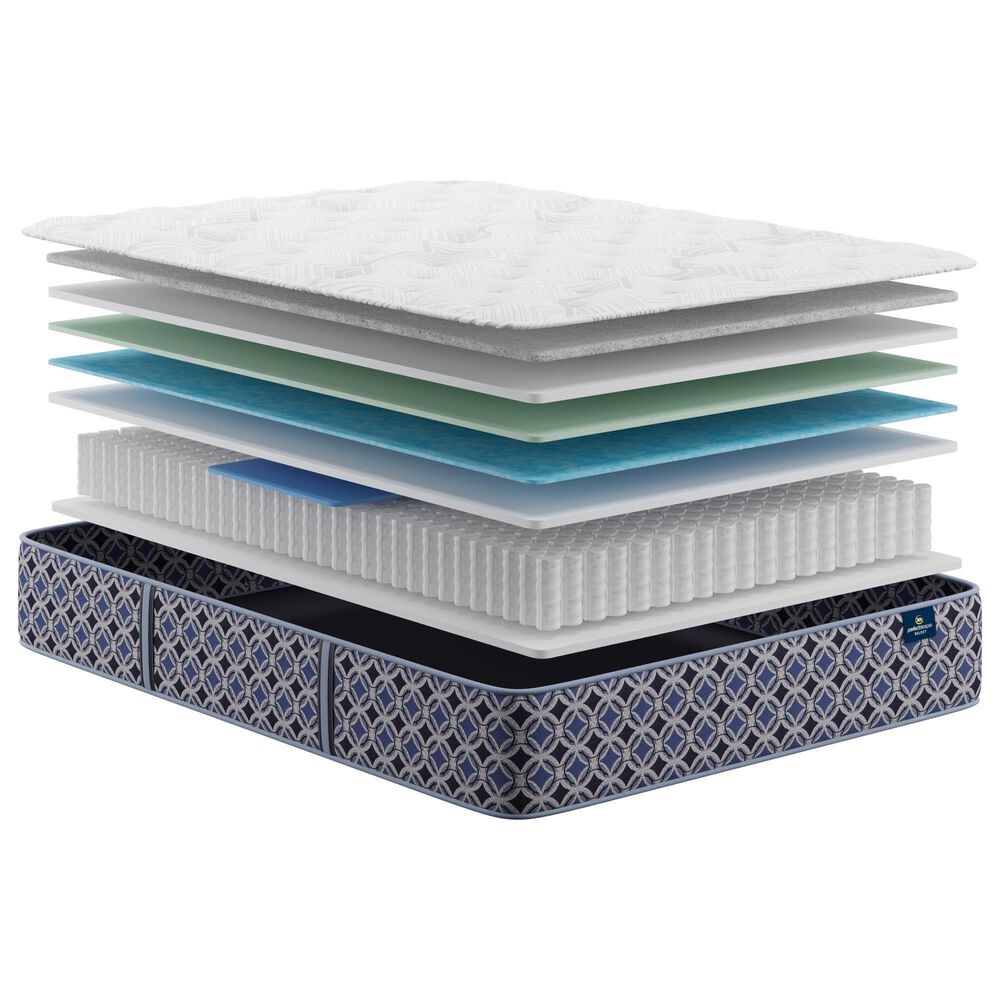 Serta Perfect Sleeper Select Aksarben Plush King Mattress with Serta Silver Baselogic Adjustable Base, , large