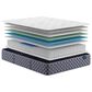 Serta Perfect Sleeper Select Aksarben Plush King Mattress with Serta Silver Baselogic Adjustable Base, , large