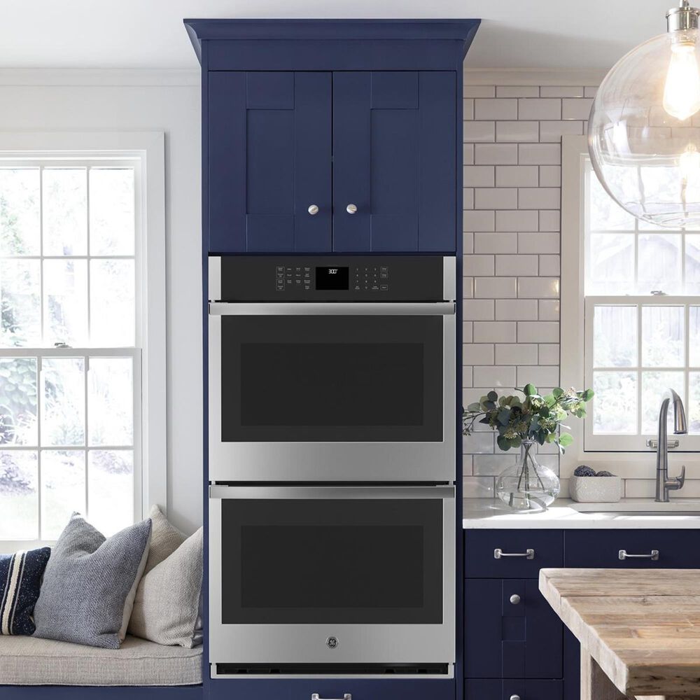 GE Appliances 27" Built-In Double Wall Oven in Stainless Steel, , large