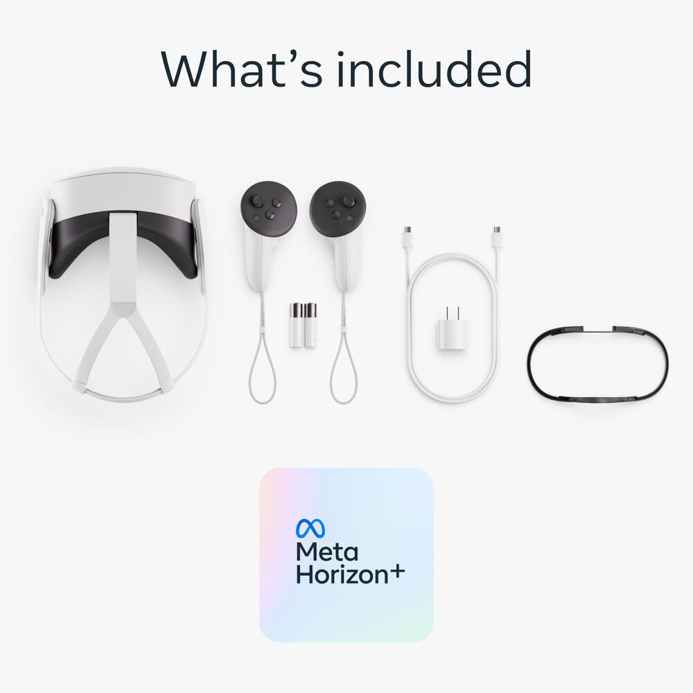 Meta Quest 3S 128GB - Get a 3-Month Trial of Meta Horizon+ Included - All-in-One Headset, , large