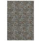 Dalyn Rug Company Soft Essentials Floral Graphite 10" x 14" Indoor/Outdoor Area Rug, , large