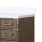 Lexora Home Laurel 48" Single Bathroom Vanity in Grey Oak with White Quartz Top and Rectangular Sink, , large