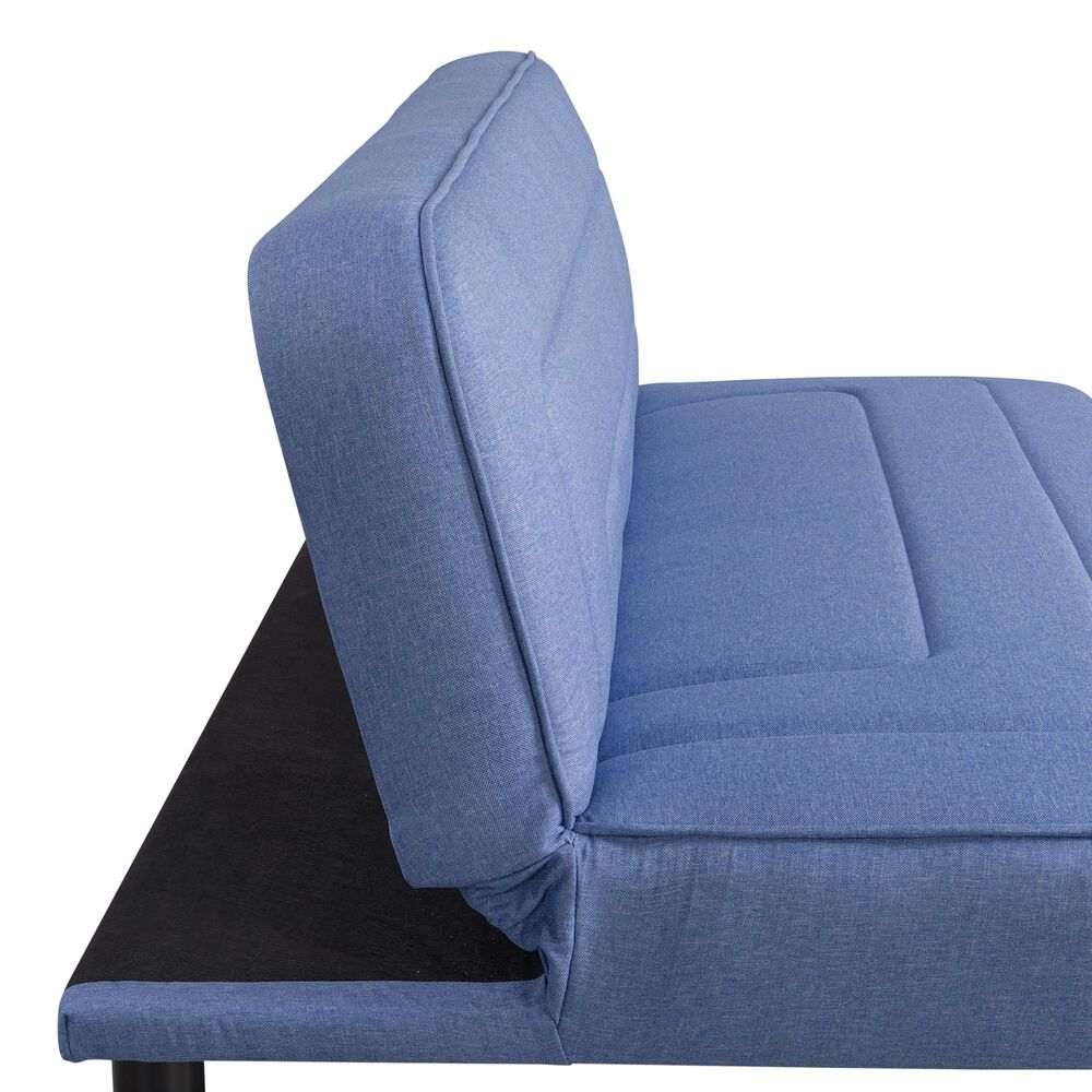 Lifestyle Solutions Frankie Convertible Sofa in Blue, , large