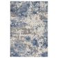 Nourison Rustic Textures RUS08 Grey and Blue 6" x 9" Area Rug, , large