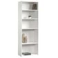 Sauder Beginnings 5-Shelf Bookcase in Soft White, , large