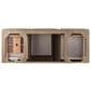 James Martin Vanities Portland 60" Single Bathroom Vanity in Whitewashed Walnut with 3 cm Carrara White Marble Top and Rectangular Sink, , large