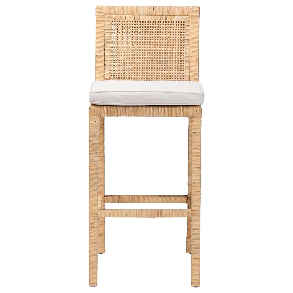 Baxton Studio Sofia Bar Stool in Natural, , large