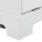 HOMLUX 49" Kitchen Island with Trash Can Storage Cabinet in White, , large