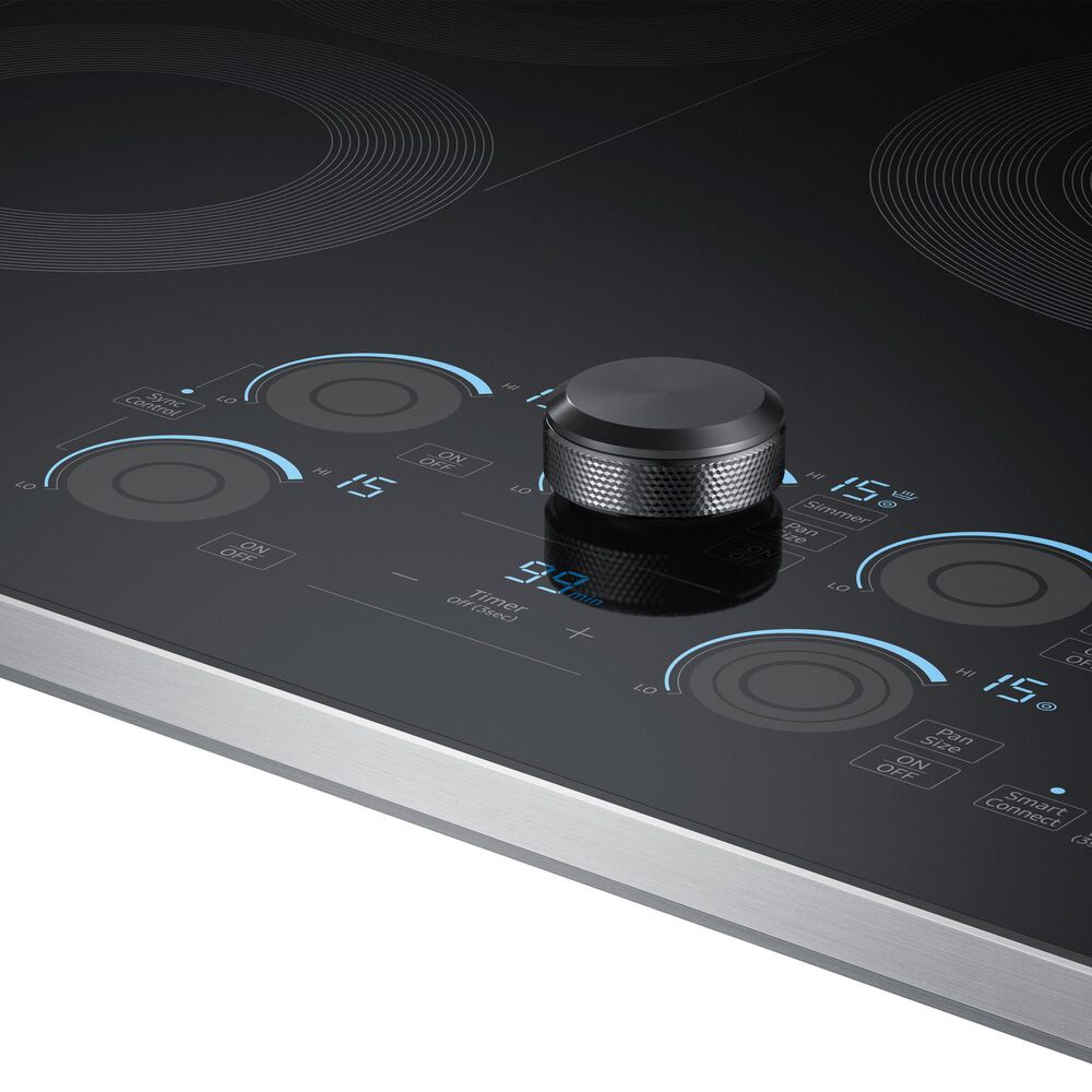 Samsung 2-Piece Kitchen Package with Bespoke 30" Single Wall Oven and 30" Electric Cooktop in Stainless Steel, , large