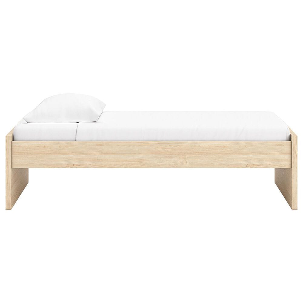 Ashley Onita Twin Platform Bed in Natural, , large