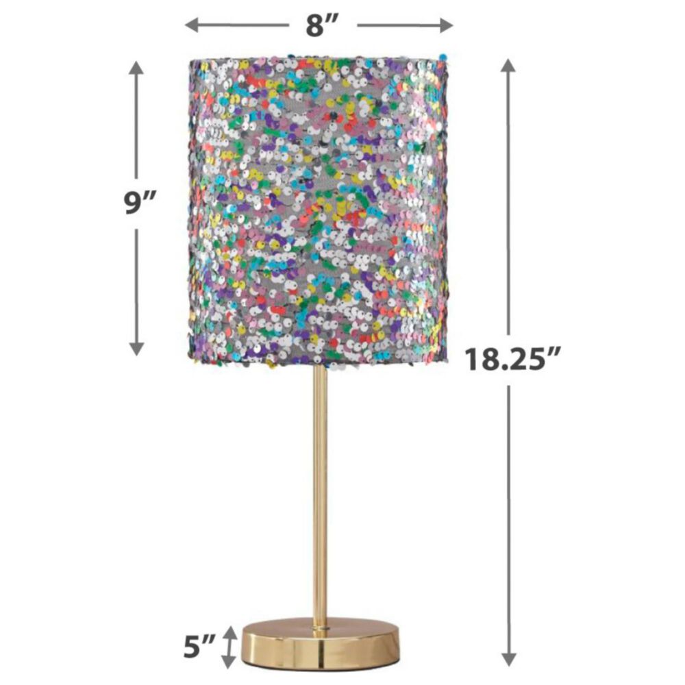 Ashley Maddy Youth Table Lamp in Gold, , large