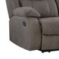 Ashley First Base Manual Reclining Loveseat in Gunmetal, , large