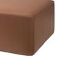 Jaxx Fairlie Faux Leather Ottoman in Walnut, , large
