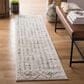 Safavieh Tulum 2" x 5" Ivory and Grey Runner, , large
