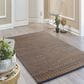 L&R Resources Natural Fiber 5" x 7"9" Insignia Blue Area Rug, , large