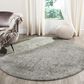 Safavieh Evoke EVK256S-5R 5"1" Round Silver/Ivory Area Rug, , large