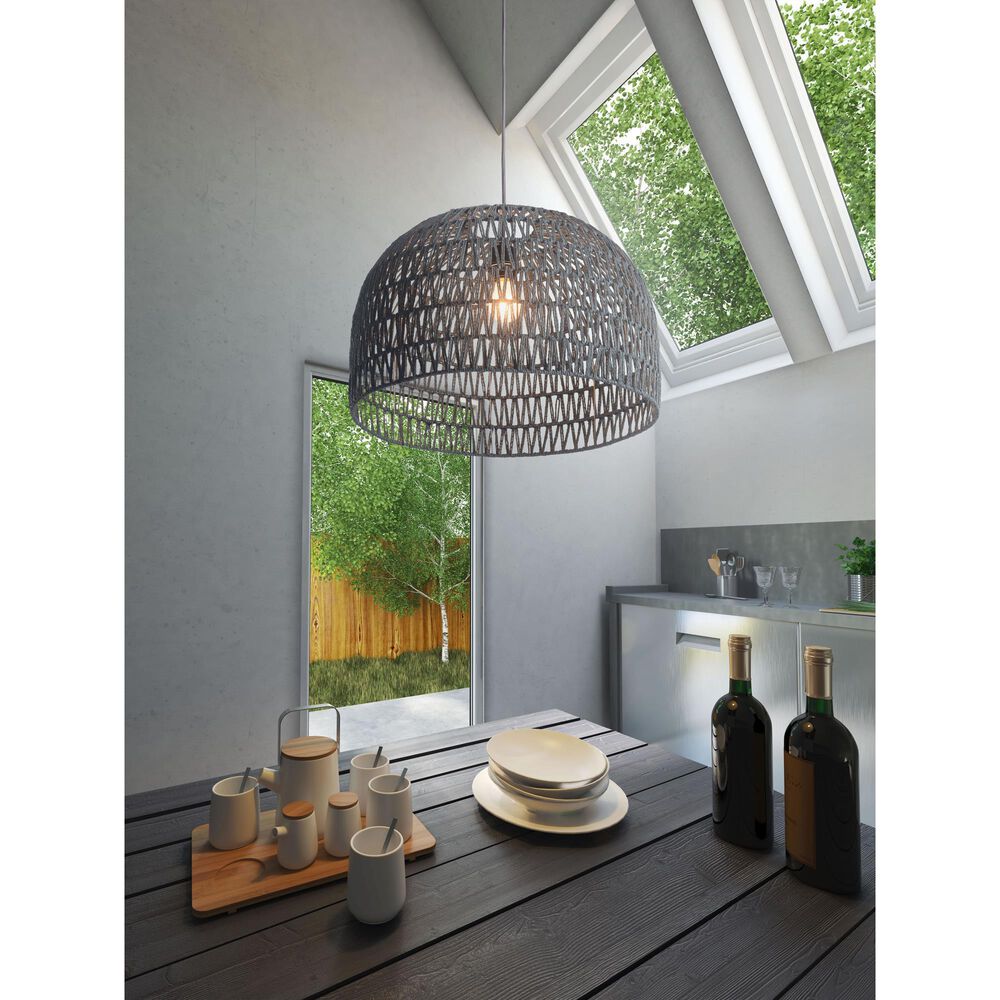 Zuo Modern Paradise Ceiling Lamp in Gray, , large