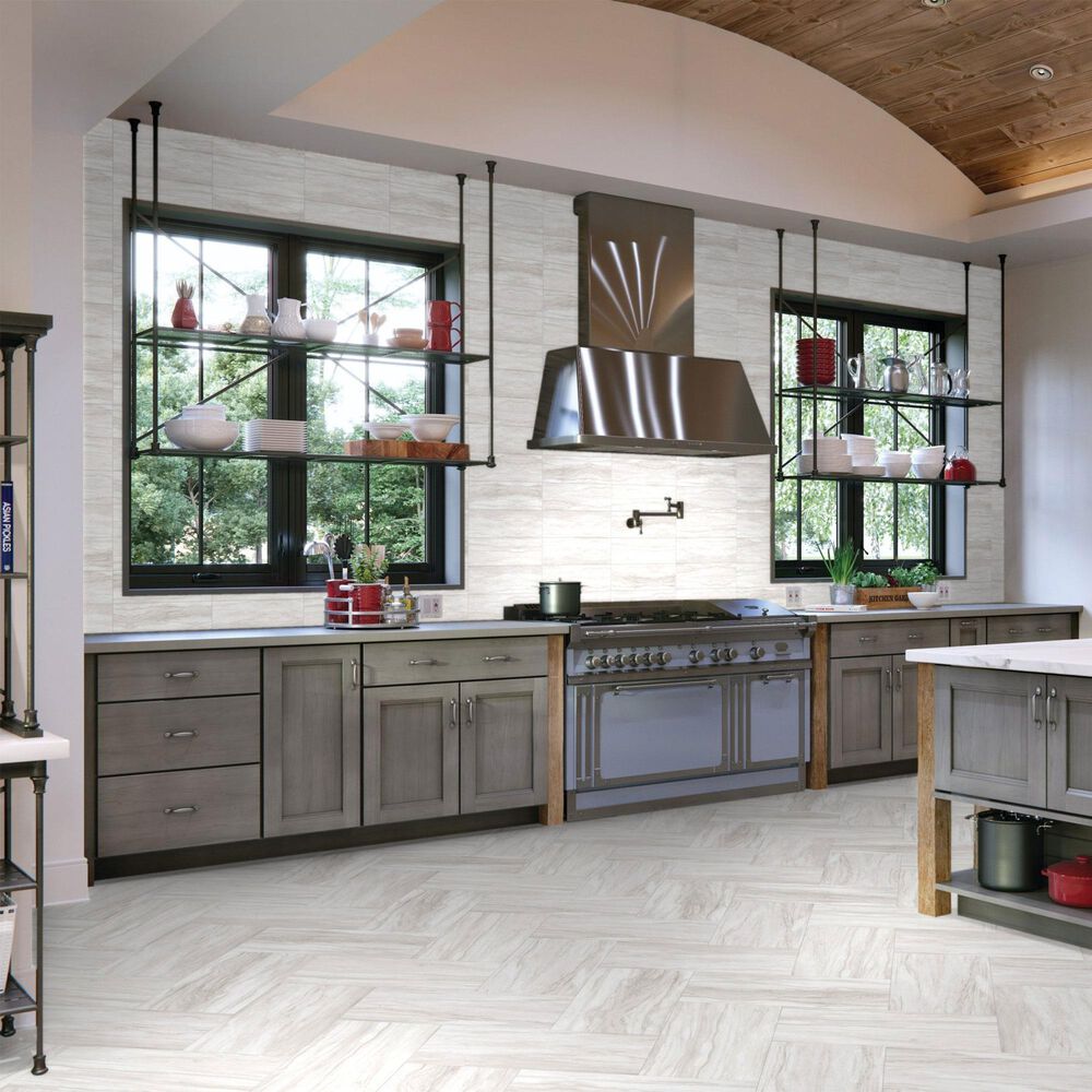 Dal-Tile Costar Calacatta Sky 4&quot; x 12&quot; Porcelain Subway Tile, , large