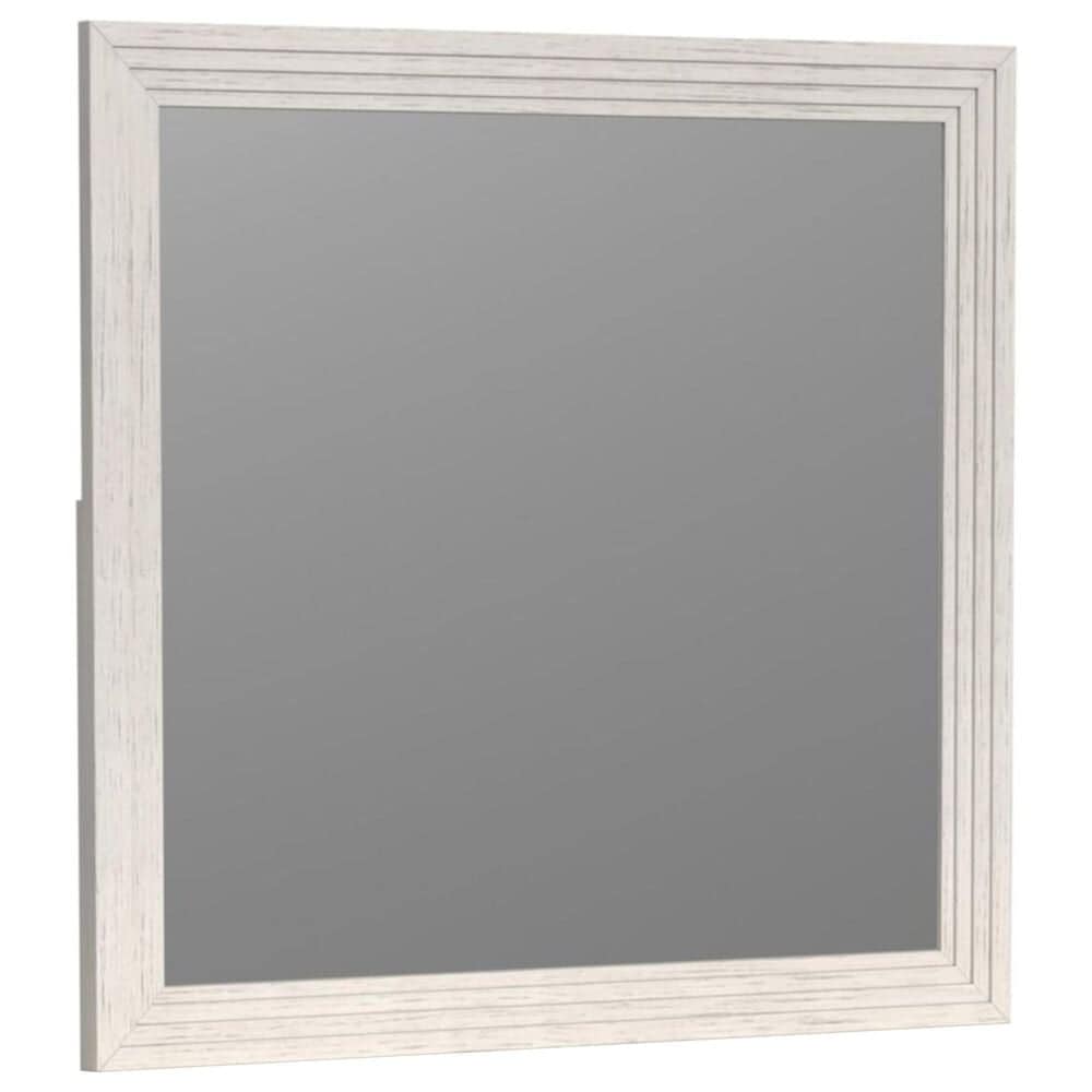 Mayberry Hill Avalanche Dresser Mirror with Hidden Storage in Antique White, , large