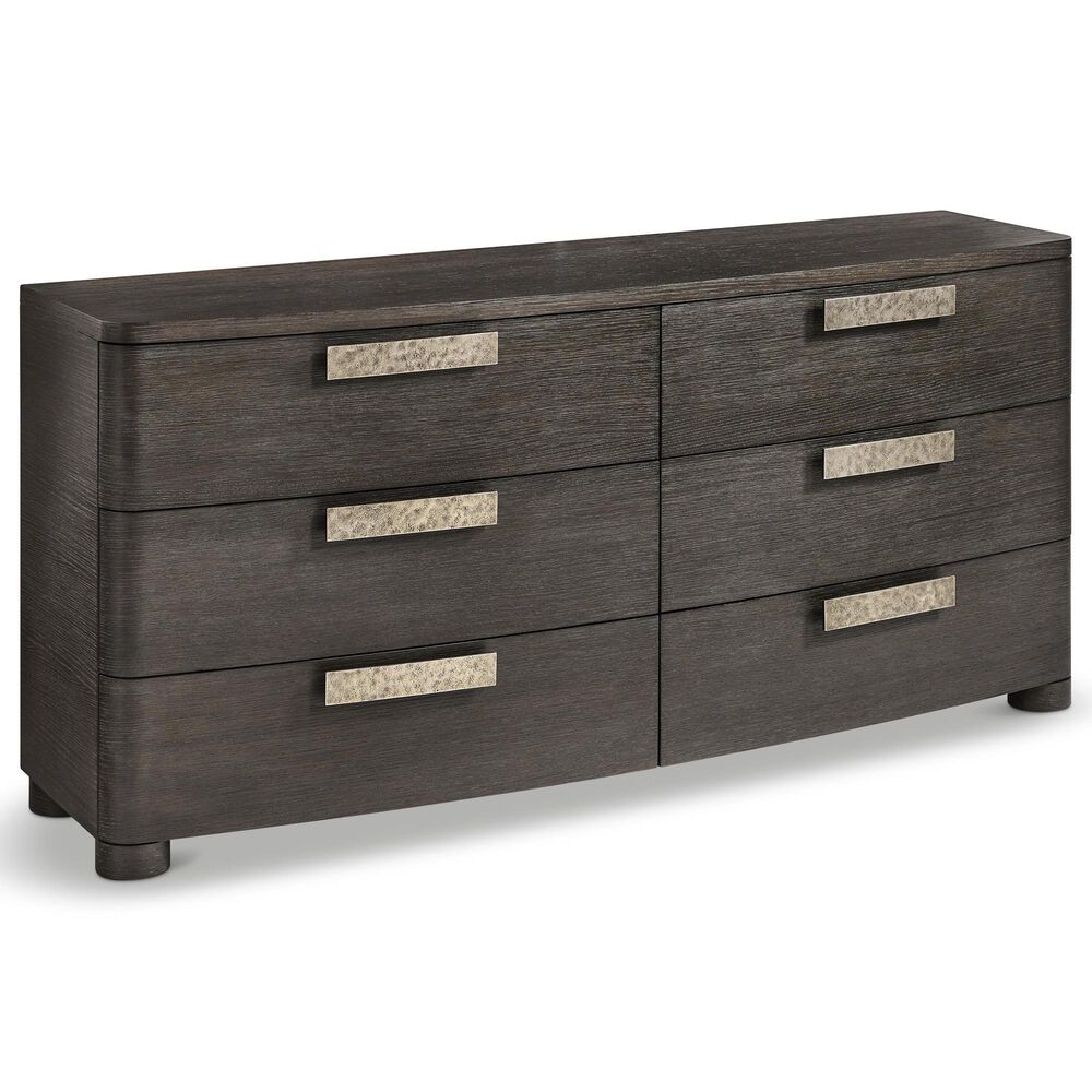 Bernhardt Geneve King Upholstered Wingback Bed with Dresser, Chest, and Two Nightstands in Robor, , large