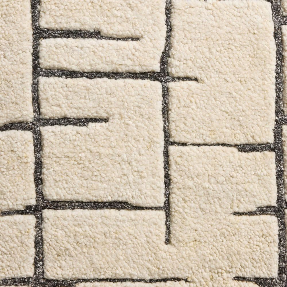 Loloi Octavia 9&#39;6&quot; x 13&#39;6&quot; Ivory and Charcoal Area Rug, , large